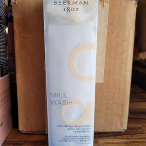 🦋 NIB BEEKMAN 1802 MILKWASH EXFOLIATING JELLY CLEANSER 5.0OZ